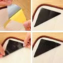 Non-slip rug grippers reusable silicone adhesive for carpets