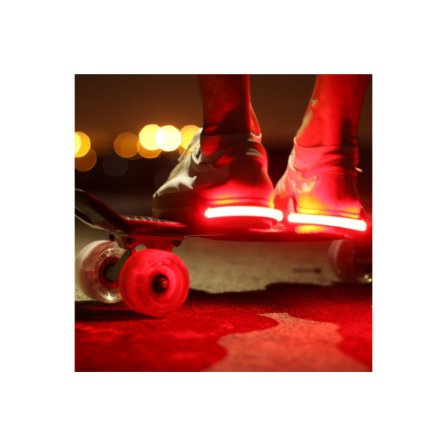 Lumière LED pour chaussures clip de sécurité nocturne, bracelet