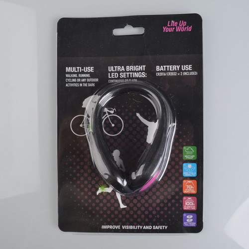 Lumière LED pour chaussures clip de sécurité nocturne, bracelet