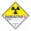 Class 7 PVC labels ADR Fissile and radioactive materials Best