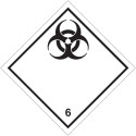 PVC labels Class 6.2 (Infectious substances) ADR Best Price