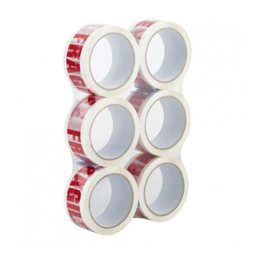 Printed adhesive tape for packaging Fragile Acrylic