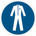 Gebotsschilder ISO 7010 "Schutzkleidung benitzen" M010 Bester