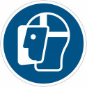 ISO 7010 Gebotsschilder "Gesichtsschutz benutzen" M013 Bester