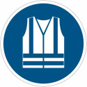 Cartelli di obbligo ISO 7010 "Gilet di sicurezza ad alta