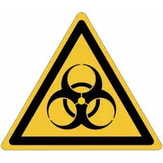 Panneaux de danger ISO 7010 "Risque biologique" W009 Vente en