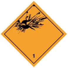 Etiquette autocollante ou support en aluminium ADR division