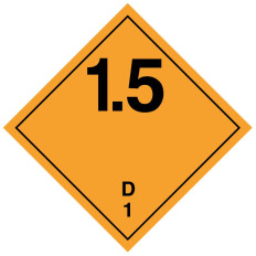 Etiqueta autoadhesiva o soporte de aluminio A.D.R división 1.