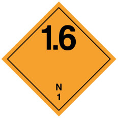 Etiqueta autoadhesiva o soporte de aluminio A.D.R división 1.