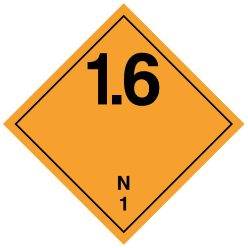 Etichetta autoadesiva o supporto alluminio A.D.R divisione 1.