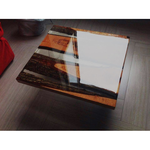 Résine époxy bicomposante transparente pour pigments 1,6 kg