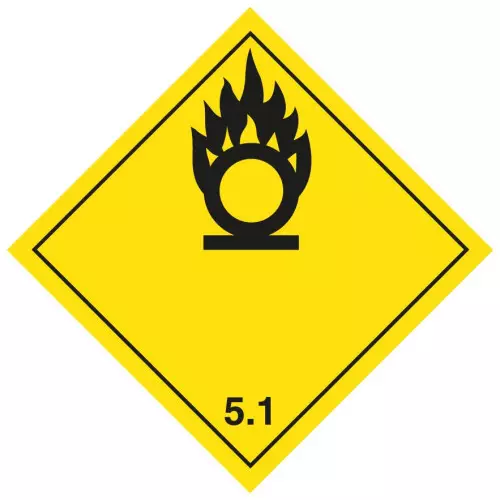 Etichetta autoadesiva o supporto alluminio A.D.R divisione 5.