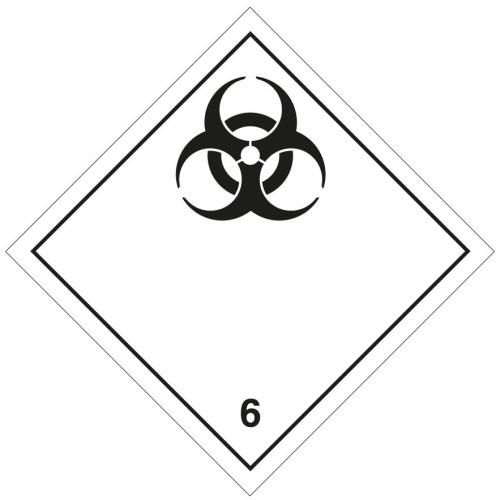 Etiquette autocollante ou support en aluminium ADR pour la