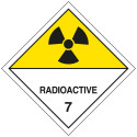 Self-adhesive label or AD..R aluminum support for 7.