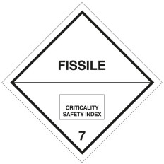 Self-adhesive label or A.D.R aluminum support for 7.