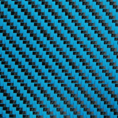 Tissu hybride en fibre de carbone véritable et aramide 190 g /