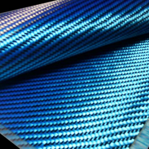 Hybridgewebe aus echte Kohlstofffaser und Aramid 190 g / m² 3k