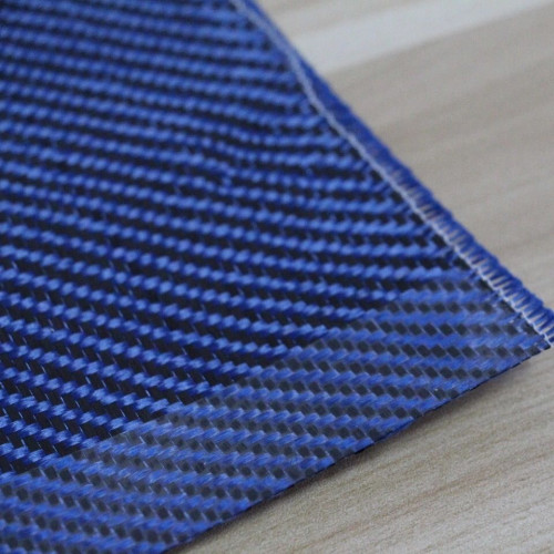 Hybrid fabric in real carbon fiber and aramid 190 g/m² 3k TWILL
