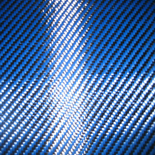 Hybridgewebe aus echte Kohlstofffaser und Aramid 190 g / m² 3k