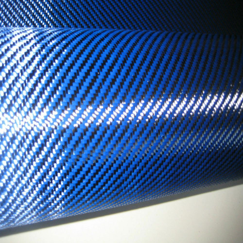 Hybrid fabric in real carbon fiber and aramid 190 g/m² 3k TWILL