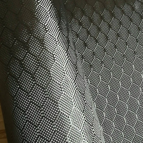 Hexagonal real carbon fiber fabric 240 g/m² 3K Best Price