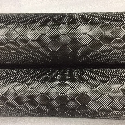 Hexagonal real carbon fiber fabric 240 g/m² 3K Best Price