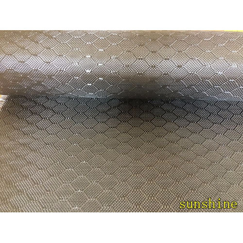 Tecido hexagonal de fibra de carbono real 240 g / m² 3K Melhor