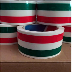 Italian flag Tricolor packaging tape 50mm x 66MT 2