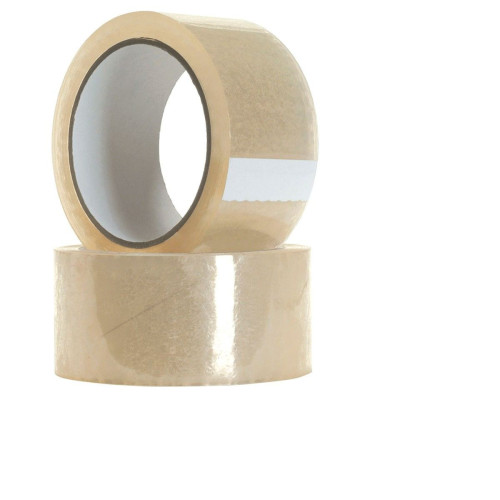 Klebeband für geräuscharme transparente Verpackungen