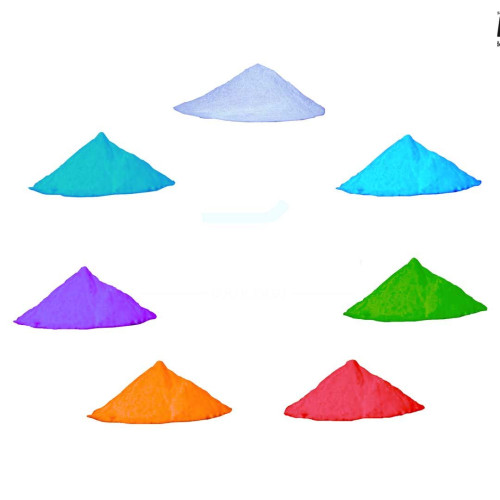 Additif en poudre phosphorescent à base blanche qui s’allume