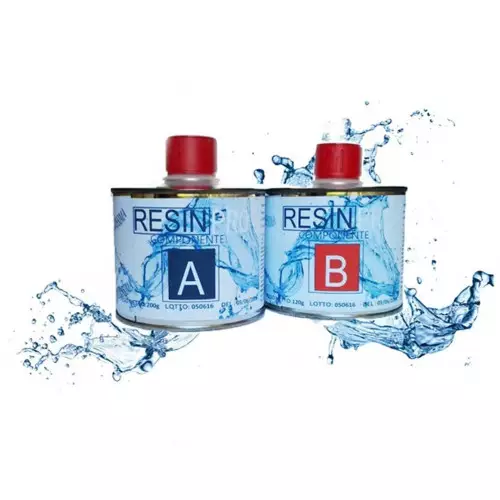 Résine époxyde transparent bicomposant à effet eau – 320gr