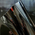 Film autocollant en vinyle effet carbone brillant 5D de haute