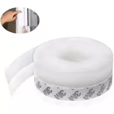 Joint d'étanchéité en silicone transparent pour portes et