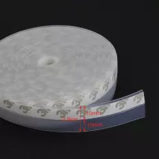 Transparenter Zugluftstopper-Dichtungsstreifen aus Silikon für 2