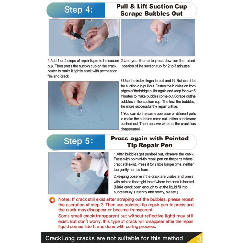 O Super PDR repara pequenas rachaduras ou veias em qualquer