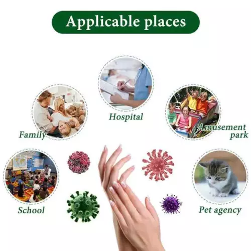 Desinfectante de manos antibacteriano 60ml sin agua con