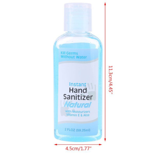 Desinfetante para as mãos antibacteriano 60ml sem água com