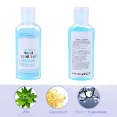 Désinfectant antibactérien pour les mains 60 ml sans eau avec 2