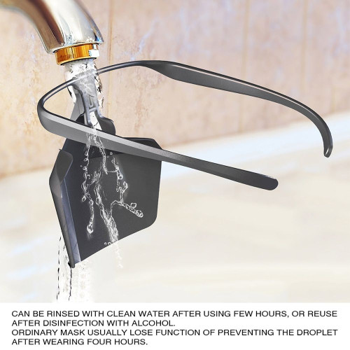 Unisex Spritzschutzmaske wiederverwendbar und waschbar aus