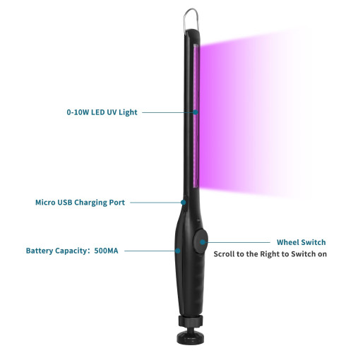 Esterilizador Luz USB Recargable Portátil Lámpara de