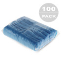 Hygienic blue polyethylene shoe covers with elastic 50 pieces