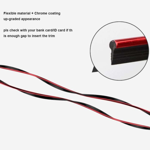 Tira para guarnição interior do carro guarnição 5 metros de