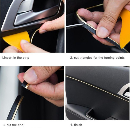 Tira para guarnição interior do carro guarnição 5 metros de