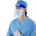 Visiera maschera di protezione unisex antispruzzo in plastica