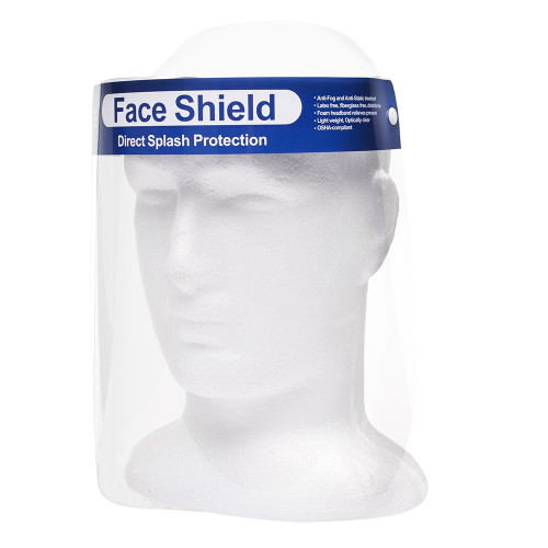 Visiera maschera di protezione unisex antispruzzo in plastica