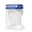 Visiera maschera di protezione unisex antispruzzo in plastica