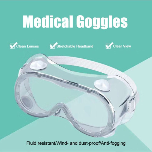 Scratchproof and backspalsh safety and hygienic medical glasses