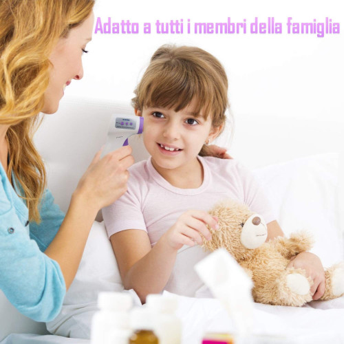 Termômetro frontal infravermelho instantâneo com leitura