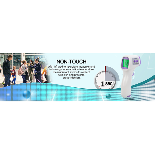 Thermomètre frontal infrarouge lecture instantanée Vente en