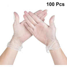 Disposable vinyl gloves with powder 100pcs / size XL Best